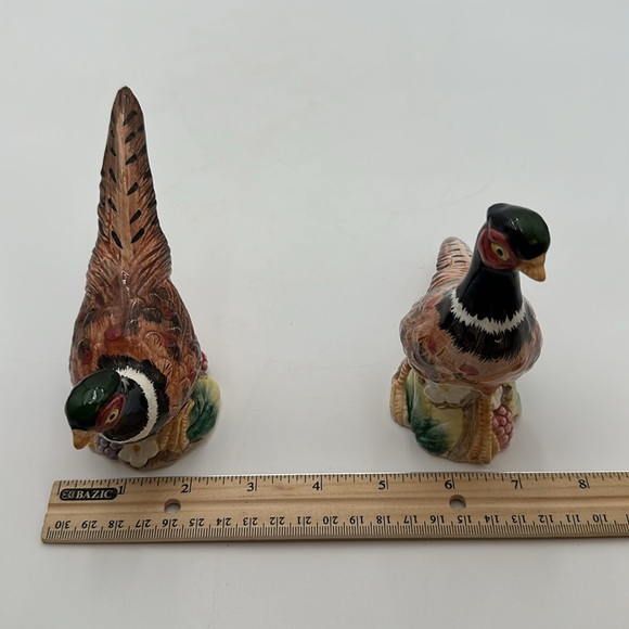 1990s Fitz and Floyd Pheasant Salt and Pepper Shakers - a Pair - Picture 16 of 16